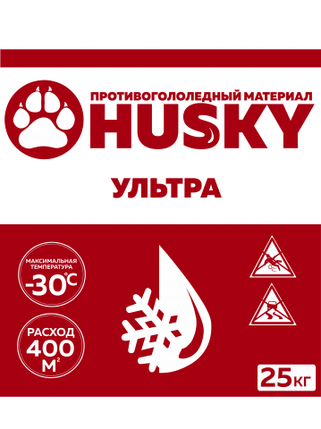 Упаковка для противогололедных реагентов ТМ "HUSKY"