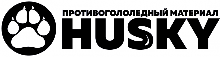 Логотип для ТМ противогололедных реагентов "HUSKY"