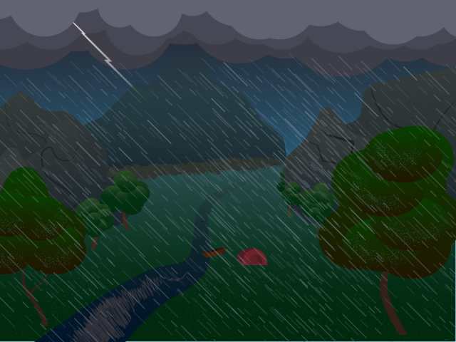 The rain