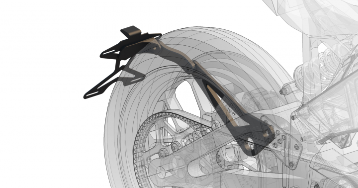 Держатель номерного знака для Buell