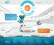 Дизайн керлинг центра curlingclub.ru