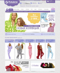 Дизайн ИМ - продажа пижам "Futujama" futujama.ru