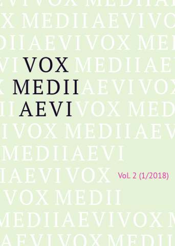 Voxmediiaevi. Vol. 2. Cover