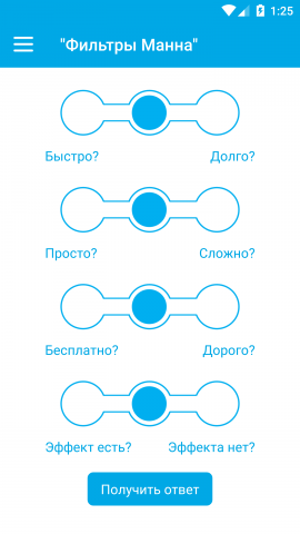 Фильтры Манна