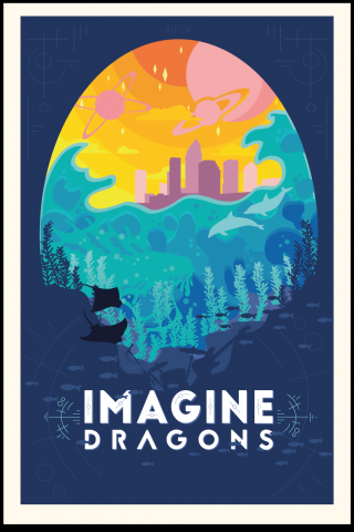 Постер "IMAGINE DRAGONS"