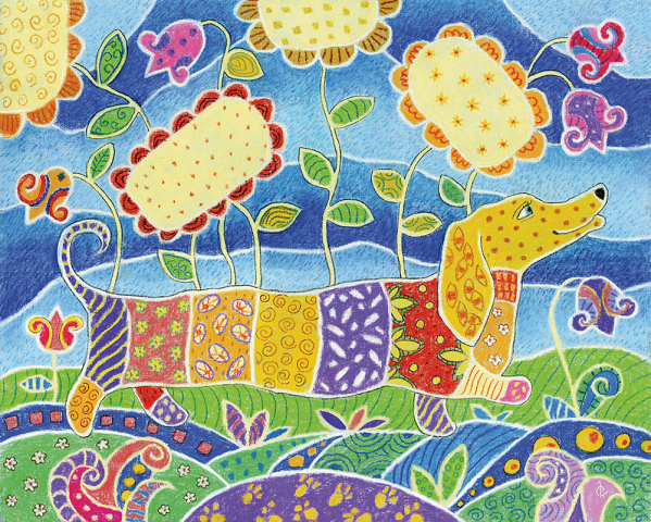 гуляла такая такса