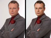 Ретушь мужского портрета
