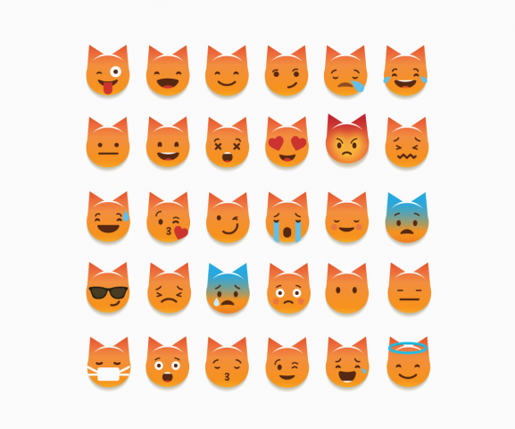 Emoji стикеры для Petshop.ru