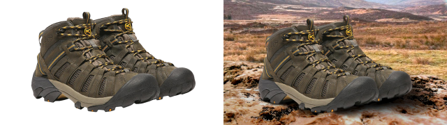 photo retouch shoes