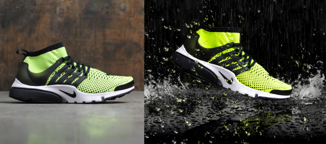 photo retouch Nike shoes