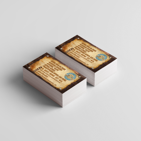 Визитки для кофейни "Great lakes coffee"