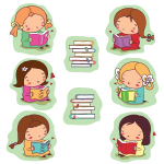 Девочки с книжками