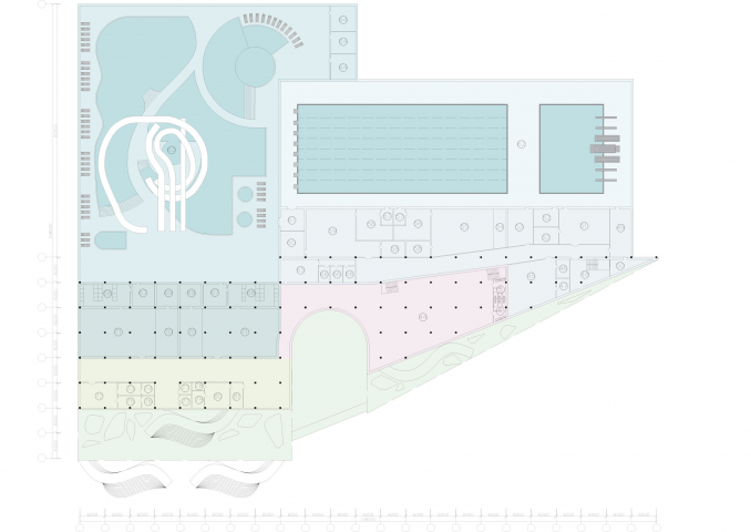План плавательного бассейна