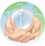 1%