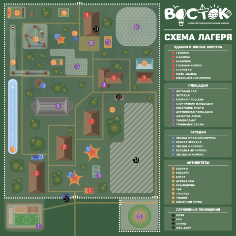 План территории 2х2м