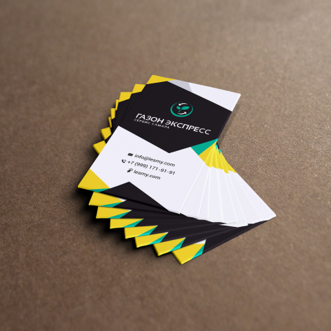 Корпоративная визитка "Газон Экспресс"