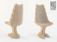 Параметрический стул из фанеры