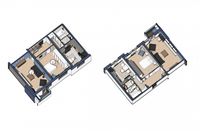 Дизайн интерьера в Revit