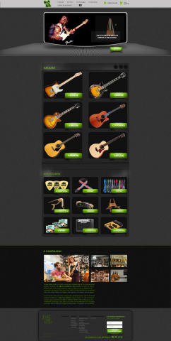 Сайт магазина Rock "n" Roll.