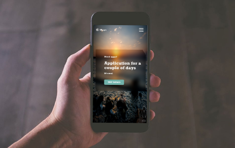 Landing page для компании по разработке IOS приложений