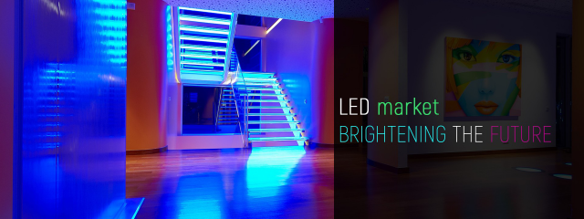 Баннер LED market