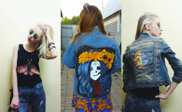 Painting of clothes