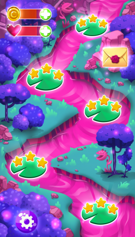 Экран мобильной игры