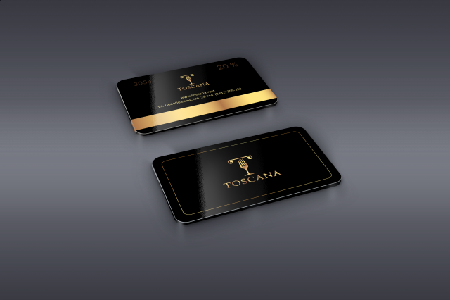 Разработка айдентики для итальянского ресторана "Toscana"
