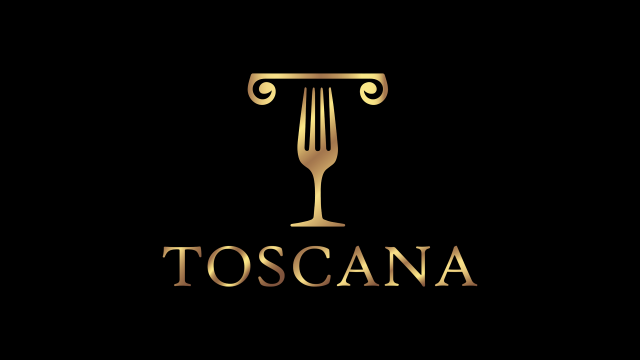 Логотип для итальянского ресторана TOSCANA