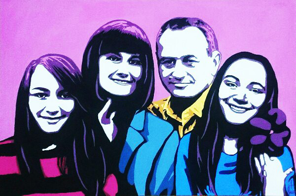 Портрет Pop Art, А3