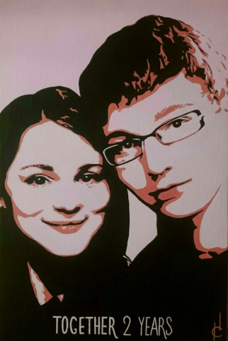 Портрет Pop Art, А3