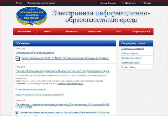 Внутренний портал