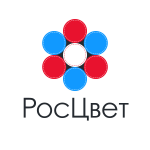 Логотип для РосЦвет (Белая Версия)