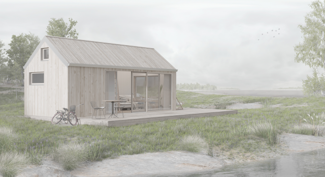 Modular house in Sweden