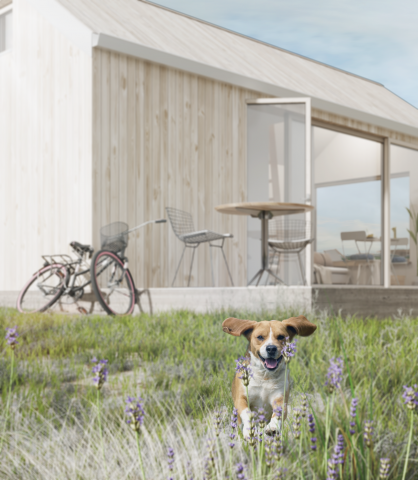Modular house in Sweden