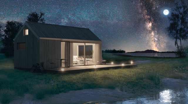 Modular house in Sweden