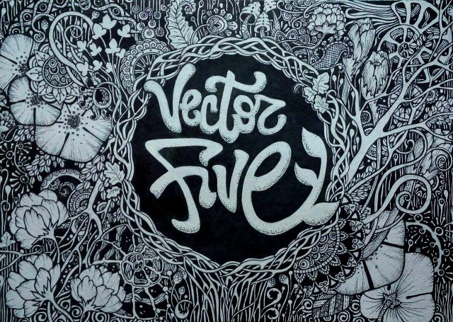 обложка для регги-группы Vector Five