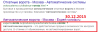 Автоматические ворота гугл 2 место