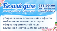 Белый дом-визитка