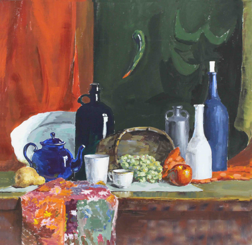 Натюрморт. Темпера.