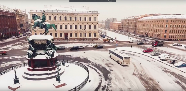 Ролик для автосалона Rolls Royce в Санкт-Петербурге