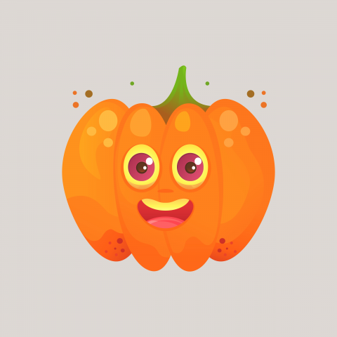 Cartoon pumpkin