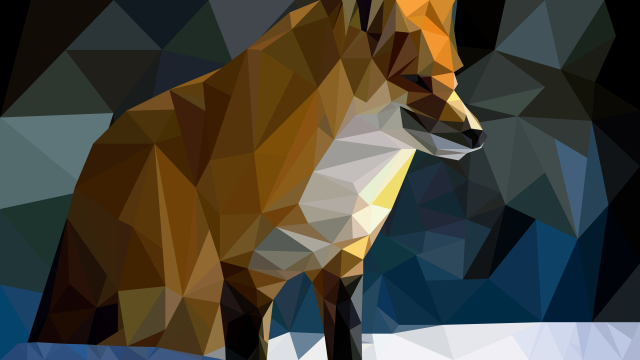 Low Poly "Лиса"