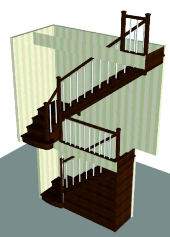 Лестница из дерева