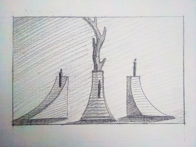 Эскизы декораций к спектаклю