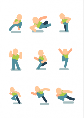 Vector poses design