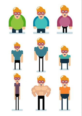 Vector poses design