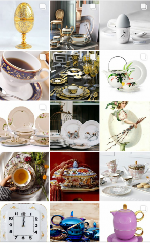 Ведение аккаунтов в соцсетях интернет-магазина фарфора