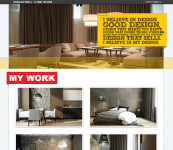 Сайт-визитка Дизайнера