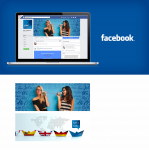 Оформление шапки Facebook для бюро переводов.